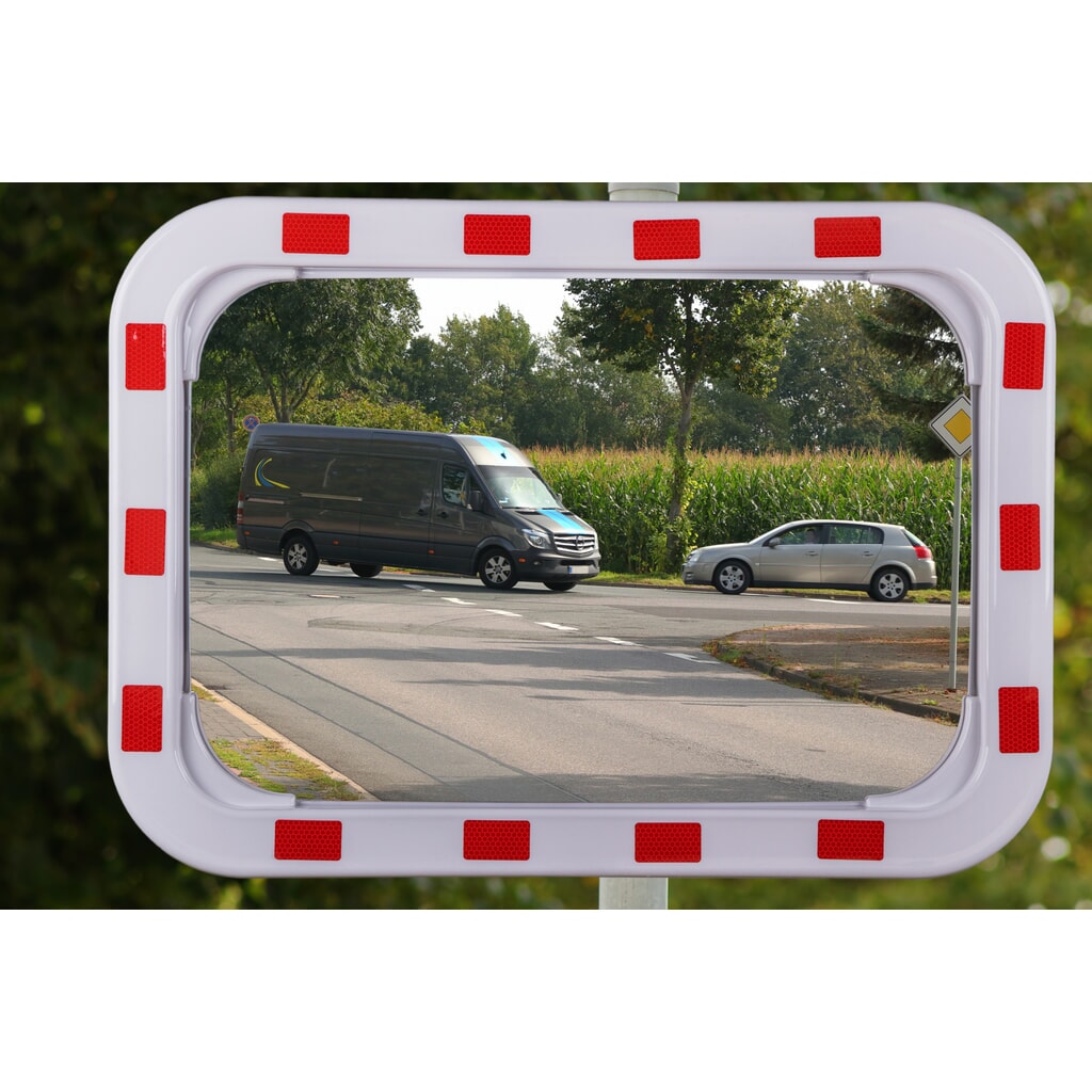 N° de l'image du produit 4 : Miroir de circulation dancop EUvex, l x H 600 x 400 mm