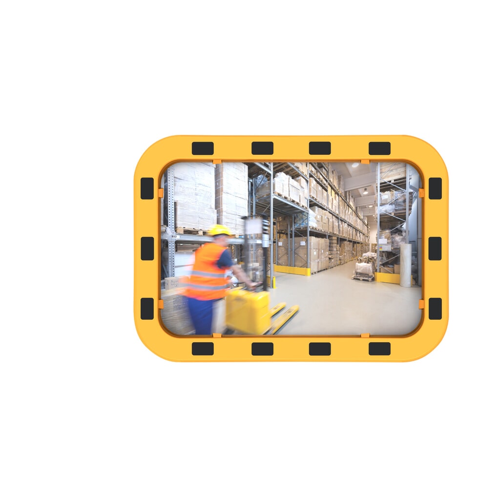 Miroir industriel dancop EUvex, l x H 600 x 400 mm Illustration du produit: Miroir industriel dancop EUvex, l x H 600 x 400 mm