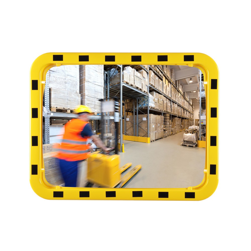N° de l'image du produit 1 : Miroir industriel dancop EUvex, l x H 1 000 x 800 mm