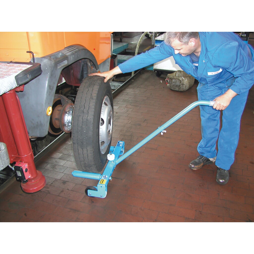 N° de l'image du produit 2 : Monteur de roues Bauer® RM, peint, bleu clair