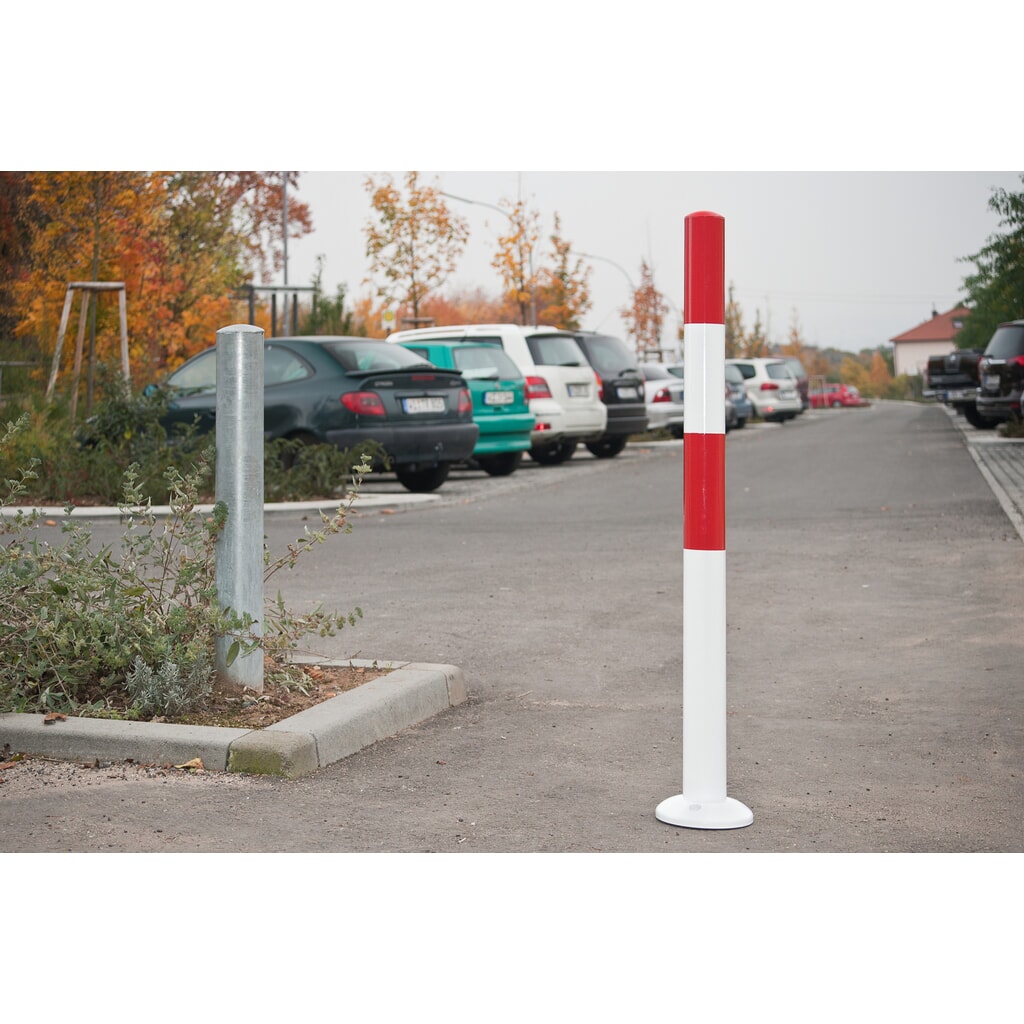 MORAVIA Potelet MORION, tige filetée à visser, tube rond Ø 60 mm N° de l'image du produit 4 : MORAVIA Potelet MORION, tige filetée à visser, tube rond Ø 60 mm