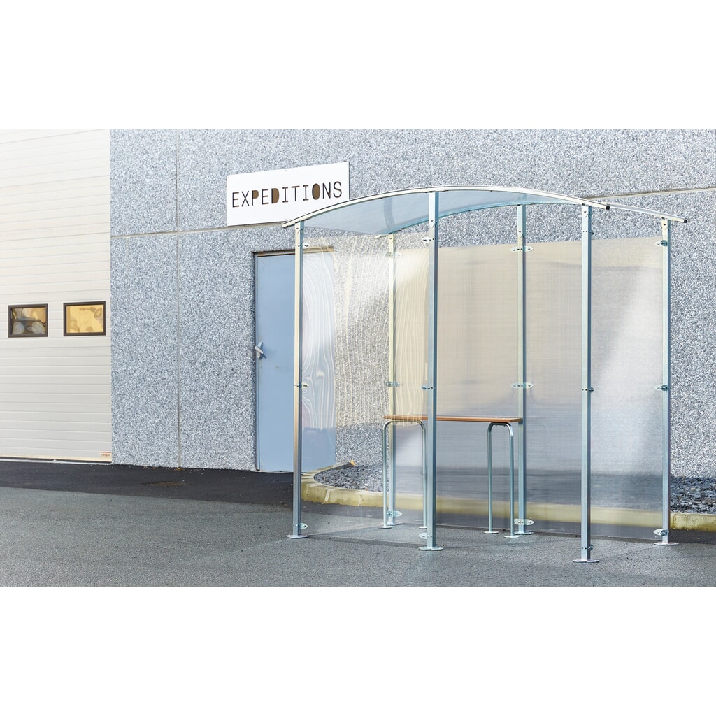 MOTTEZ Abri métallique galvanisé 2m², version isolée N° de l'image du produit 1 : MOTTEZ Abri métallique galvanisé 2m², version isolée