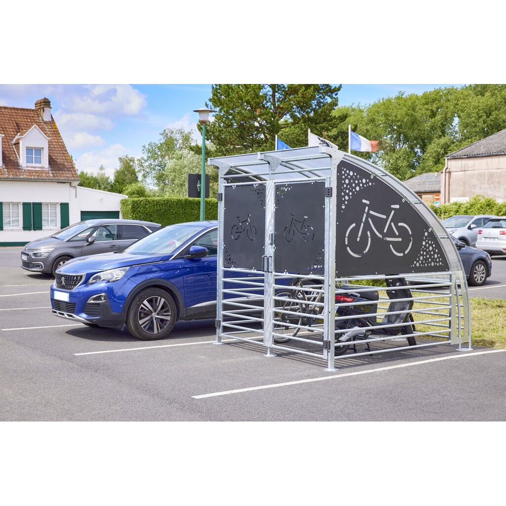 MOTTEZ Abri pour 6 vélos, sécurisé N° de l'image du produit 4 : MOTTEZ Abri pour 6 vélos, sécurisé
