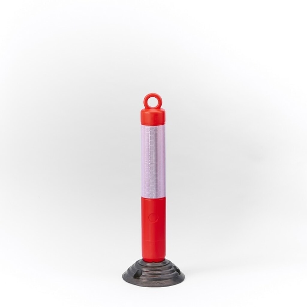 Illustration du produit: MOTTEZ Poteau de signalisation sur base flexible, hauteur 920 mm