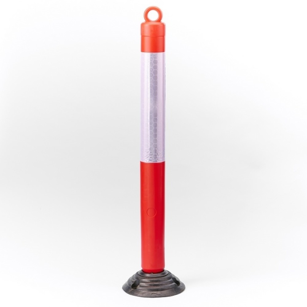 Numéro de l'image du produit 1: MOTTEZ Poteau de signalisation sur base flexible, hauteur 1 200 mm