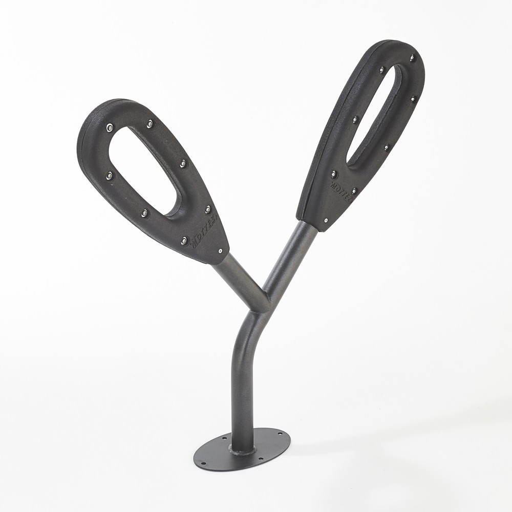 Numéro de l'image du produit 1: MOTTEZ Poteau pour 2 vélos, longueur 950 mm