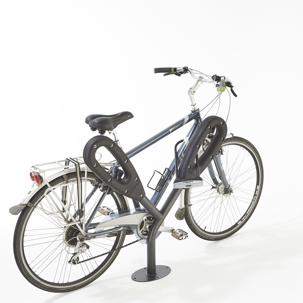 Numéro de l'image du produit 2: MOTTEZ Poteau pour 2 vélos, longueur 950 mm