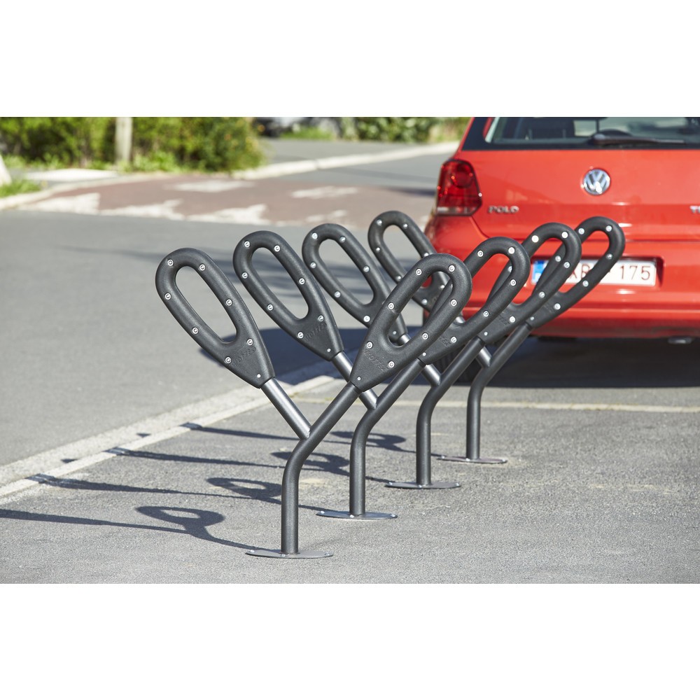 Numéro de l'image du produit 5: MOTTEZ Poteau pour 2 vélos, longueur 950 mm