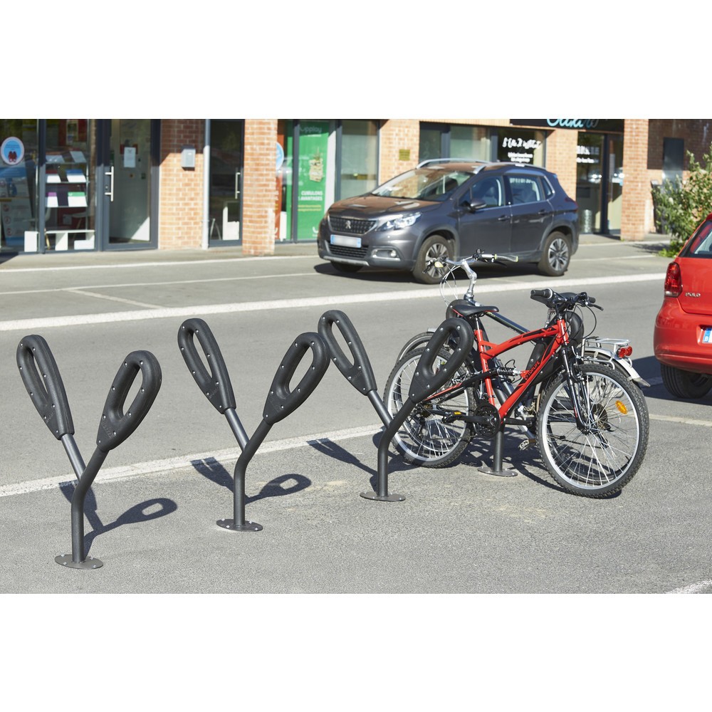 Numéro de l'image du produit 7: MOTTEZ Poteau pour 2 vélos, longueur 950 mm