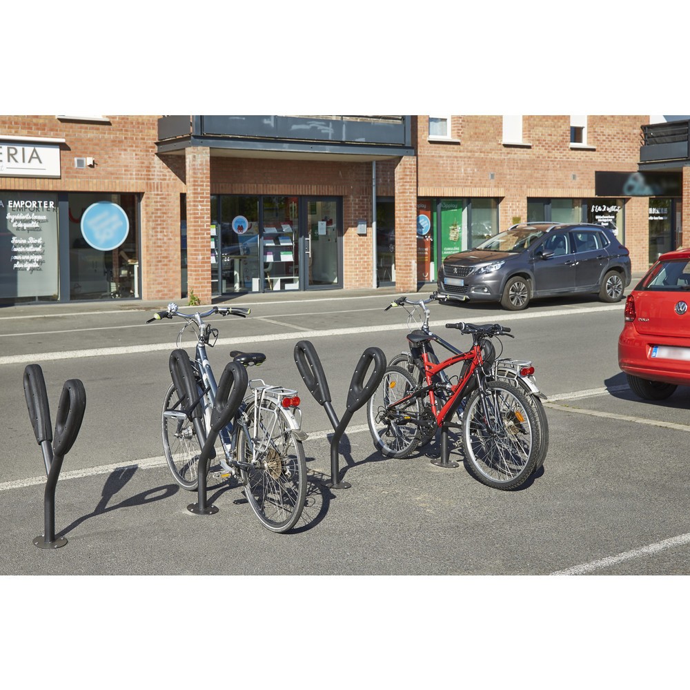 Numéro de l'image du produit 8: MOTTEZ Poteau pour 2 vélos, longueur 950 mm