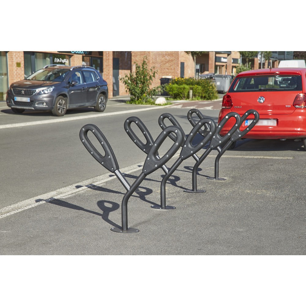 Numéro de l'image du produit 11: MOTTEZ Poteau pour 2 vélos, longueur 950 mm