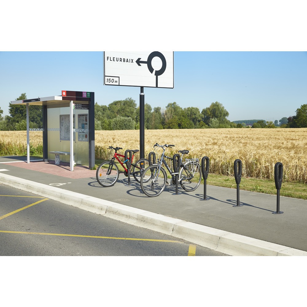 Numéro de l'image du produit 5: MOTTEZ Poteau pour 2 vélos, longueur 260 mm