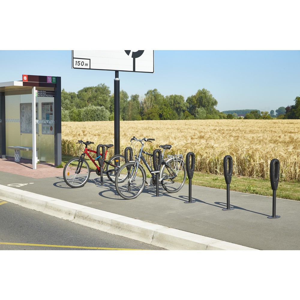 Numéro de l'image du produit 6: MOTTEZ Poteau pour 2 vélos, longueur 260 mm