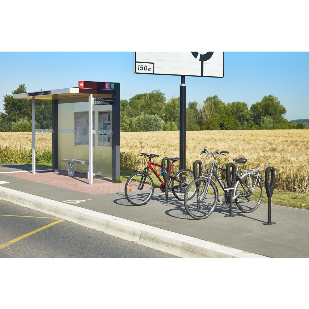 Numéro de l'image du produit 7: MOTTEZ Poteau pour 2 vélos, longueur 260 mm