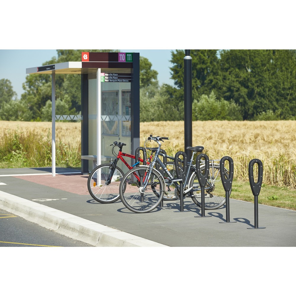 Numéro de l'image du produit 9: MOTTEZ Poteau pour 2 vélos, longueur 260 mm