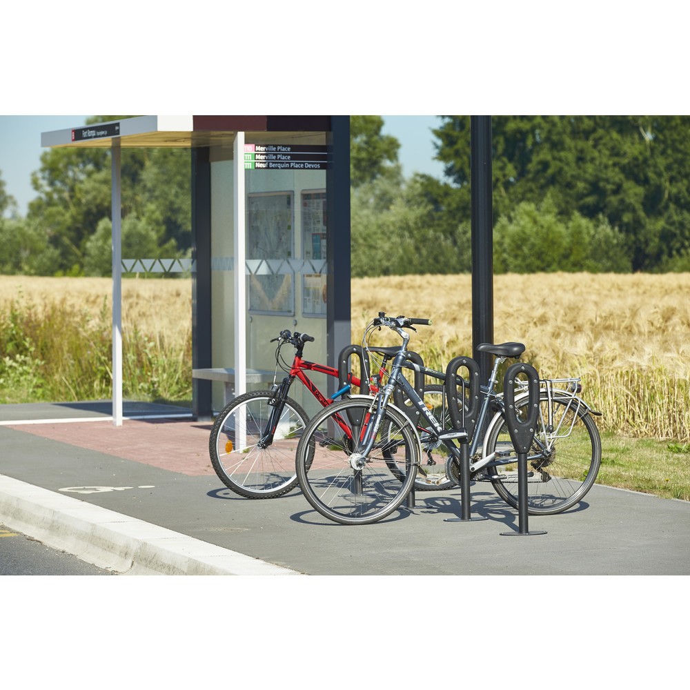 Numéro de l'image du produit 10: MOTTEZ Poteau pour 2 vélos, longueur 260 mm