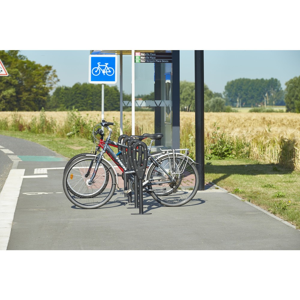 Numéro de l'image du produit 11: MOTTEZ Poteau pour 2 vélos, longueur 260 mm