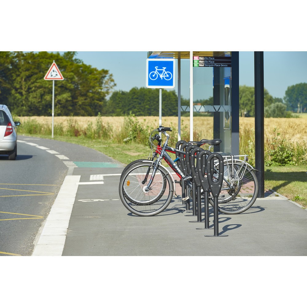 Numéro de l'image du produit 13: MOTTEZ Poteau pour 2 vélos, longueur 260 mm