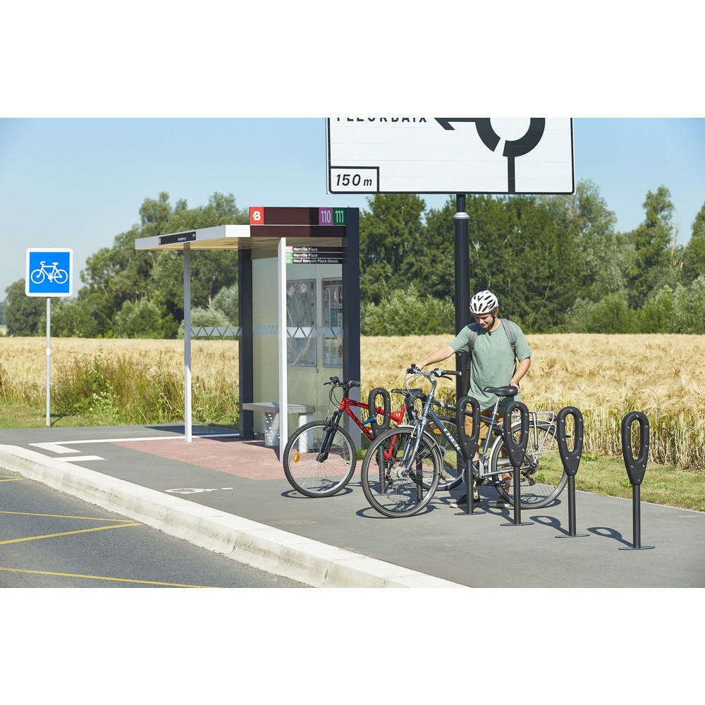 Numéro de l'image du produit 14: MOTTEZ Poteau pour 2 vélos, longueur 260 mm