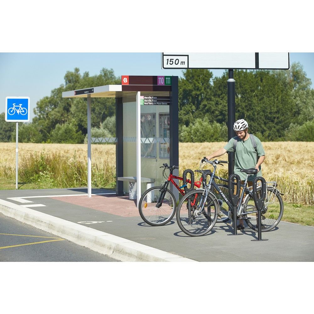 Numéro de l'image du produit 15: MOTTEZ Poteau pour 2 vélos, longueur 260 mm