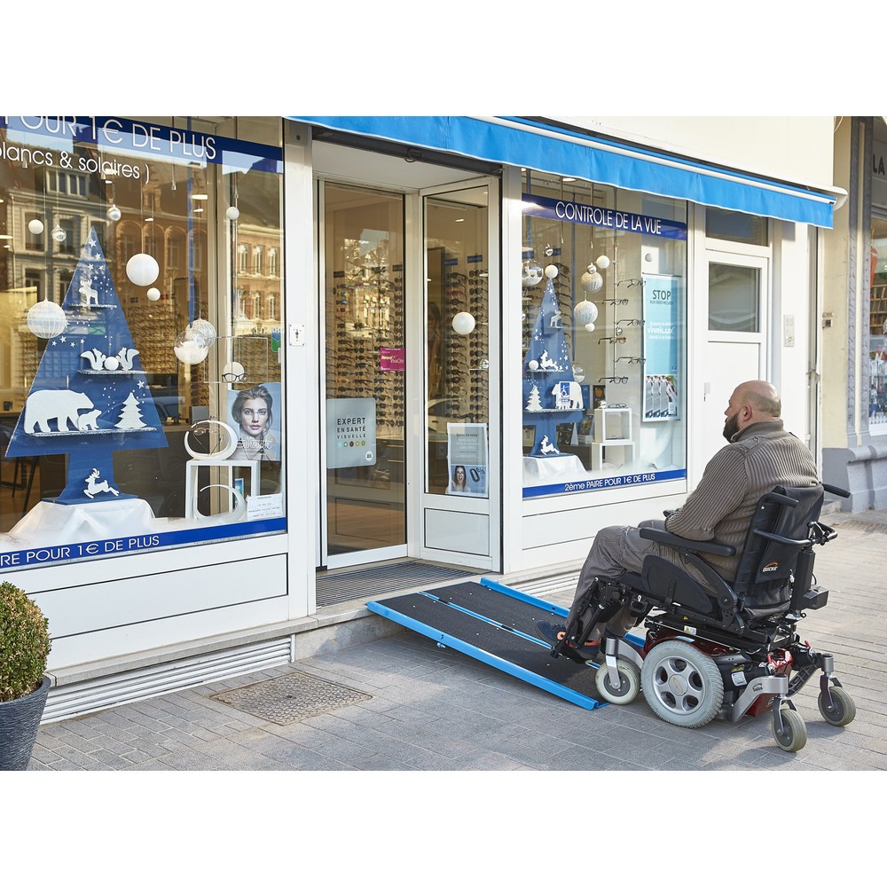 Numéro de l'image du produit 8: MOTTEZ Rampe d'accès pliable en aluminium, longueur 1 060 mm