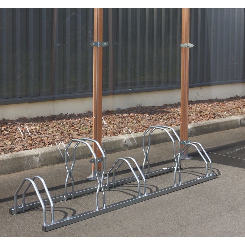 Numéro de l'image du produit 4: MOTTEZ Râtelier à vélos pour 5 vélos sur 2 niveaux côte à côte