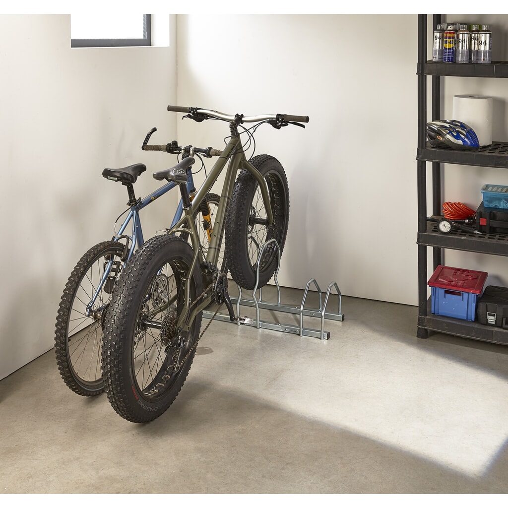 MOTTEZ Râtelier à vélos pour 3 vélos sur 2 niveaux FAT BIKE N° de l'image du produit 4 : MOTTEZ Râtelier à vélos pour 3 vélos sur 2 niveaux FAT BIKE