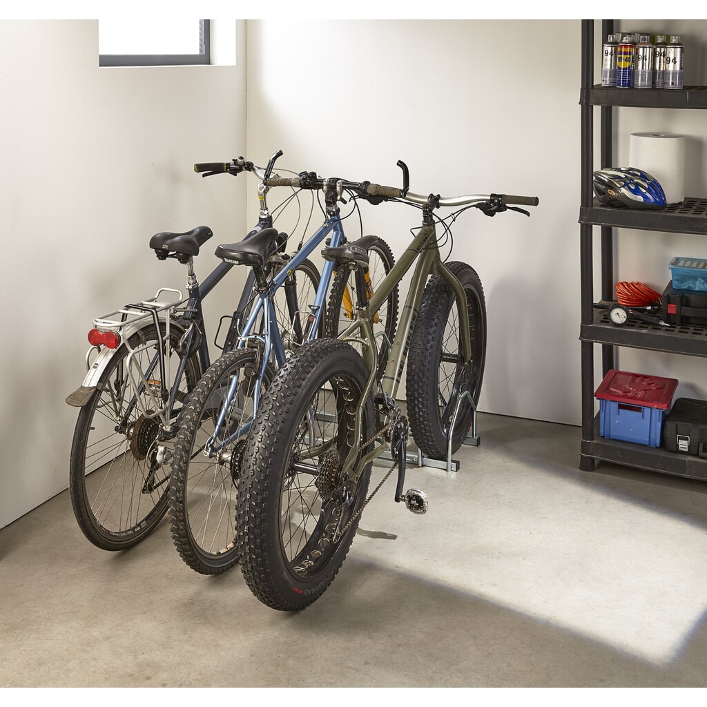 MOTTEZ Râtelier à vélos pour 3 vélos sur 2 niveaux FAT BIKE N° de l'image du produit 7 : MOTTEZ Râtelier à vélos pour 3 vélos sur 2 niveaux FAT BIKE