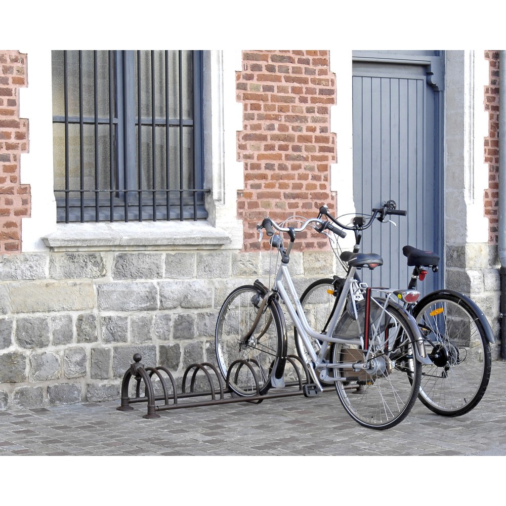 Numéro de l'image du produit 2: MOTTEZ Râtelier à vélos pour 5 vélos « Versailles »