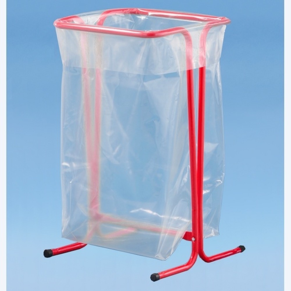 Numéro de l'image du produit 2: MOTTEZ Support pour sacs poubelle 100-110 litres, rouge