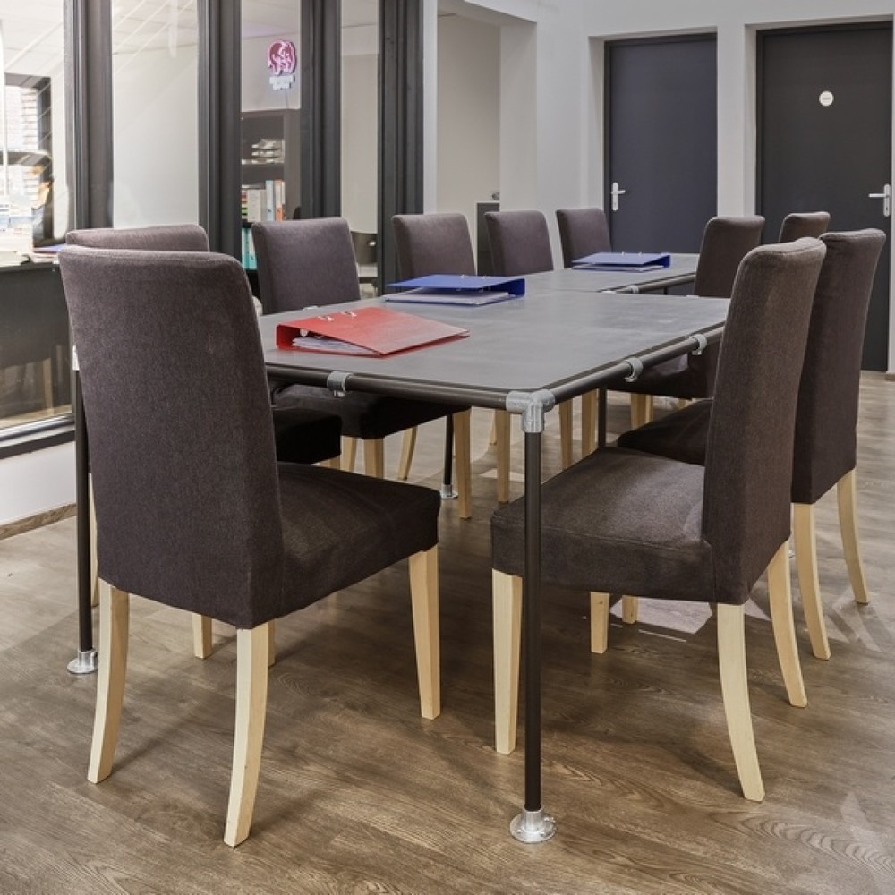 N° de l'image du produit 3 : MOTTEZ Tube, longueur 200 cm pour connecteurs Ø 27 mm, noir