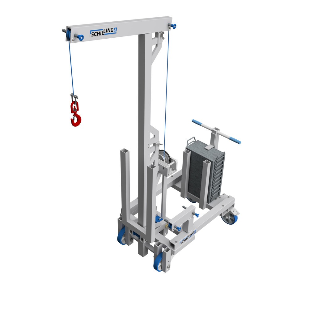 Numéro de l'image du produit 1: Multilift en aluminium SCHILLING, capacité de charge 250 kg, avec contrepoids