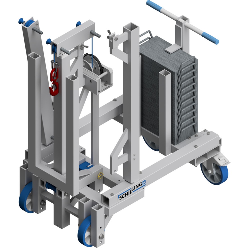 Numéro de l'image du produit 3: Multilift en aluminium SCHILLING, capacité de charge 250 kg, avec contrepoids