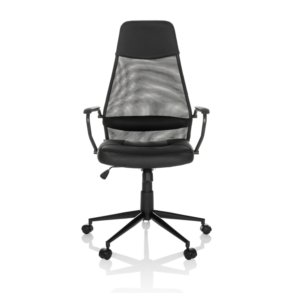 N° de l'image du produit 1 : Fauteuil de direction MyBuero MARCOZ, mécanisme de bascule, capacité de charge 120 kg, noir