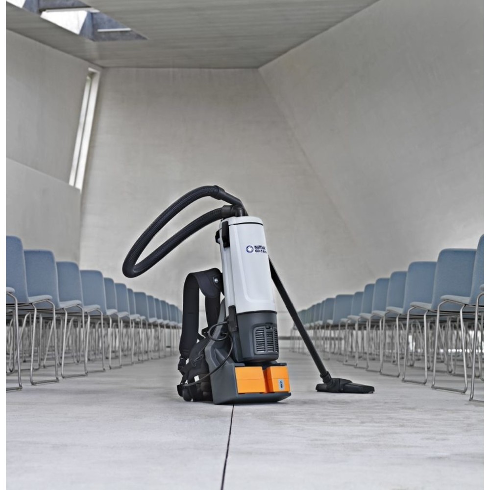 Numéro de l'image du produit 3: Nilfisk® Aspirateur dorsal GD5 Battery, 2 batteries