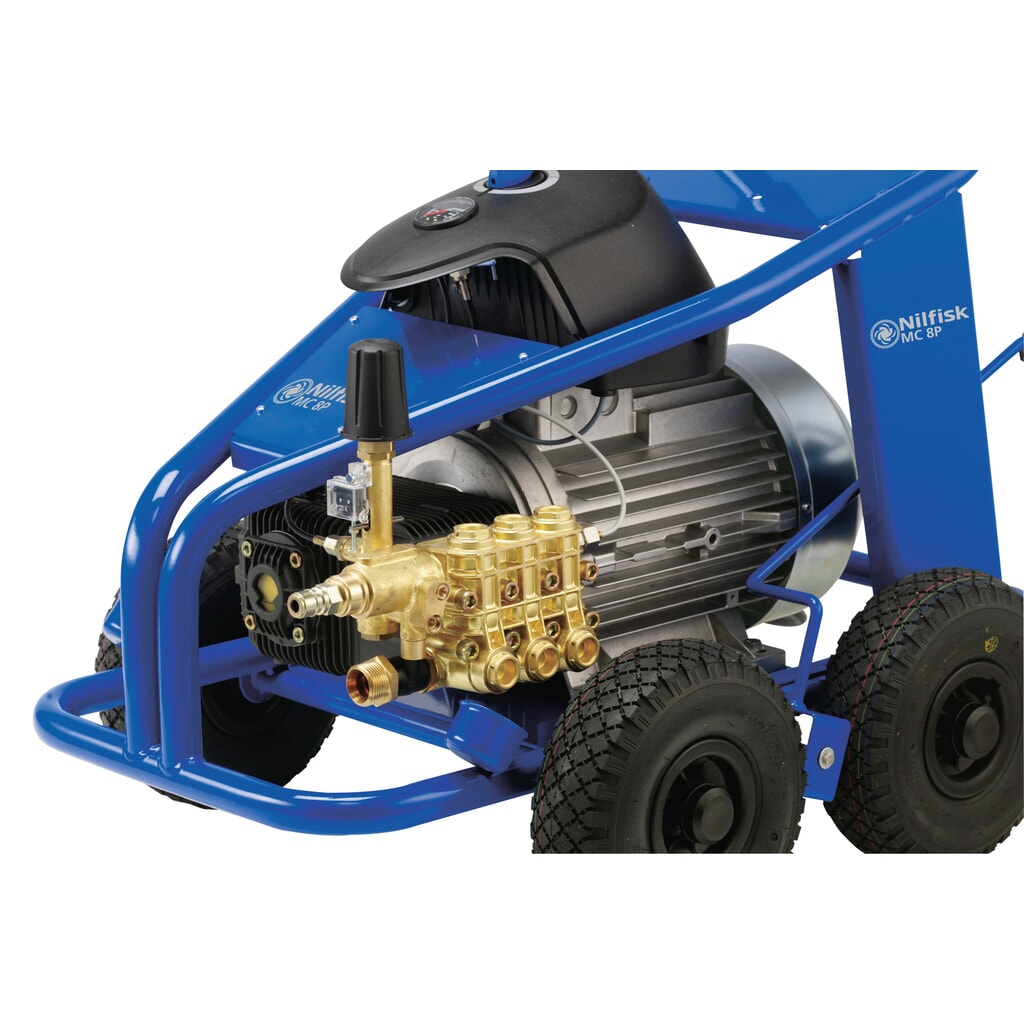 Nilfisk® Nettoyeur haute pression industriel MC 8P-180/2100, eau froide, mobile N° de l'image du produit 2 : Nilfisk® Nettoyeur haute pression industriel MC 8P-180/2100, eau froide, mobile