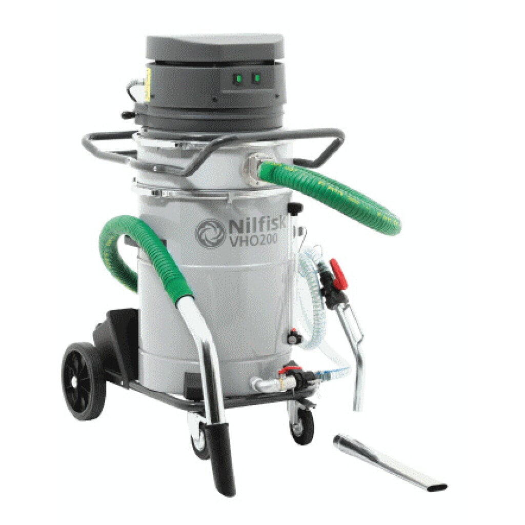 Aspirateur à pompe Nilfisk® pour huile et copeaux, pack complet VHO200 CB N° de l'image du produit 1 : Aspirateur à pompe Nilfisk® pour huile et copeaux, pack complet VHO200 CB