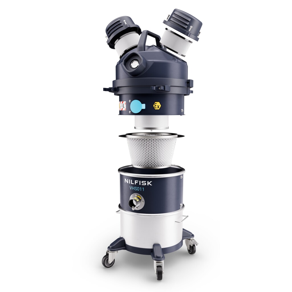 Aspirateur de sécurité Nilfisk® VHS010 pour poussière combustible et dangereuse en zone Z22 LC Z22 EXA N° de l'image du produit 5 : Aspirateur de sécurité Nilfisk® VHS010 pour poussière combustible et dangereuse en zone Z22 LC Z22 EXA