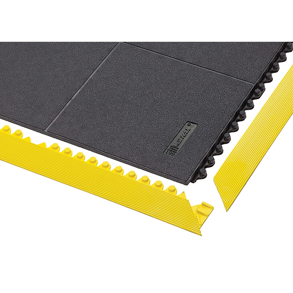 Tapis anti-fatigue NoTrax Cushion Ease Solid™ TPE-ESD en Nitrile FR, l x L 910 x 910 mm, noir N° de l'image du produit 3 : Tapis anti-fatigue NoTrax Cushion Ease Solid™ TPE-ESD en Nitrile FR, l x L 910 x 910 mm, noir