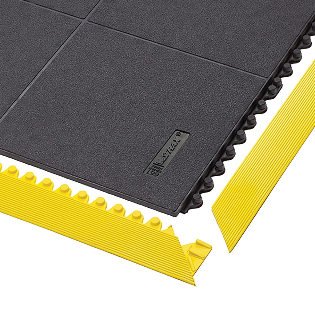 Tapis anti-fatigue NoTrax Cushion Ease Solid™ en Nitrile FR, l x L 910 x 910 mm, noir Illustration du produit: Tapis anti-fatigue NoTrax Cushion Ease Solid™ en Nitrile FR, l x L 910 x 910 mm, noir