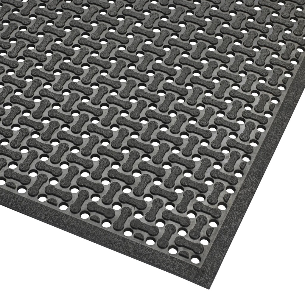 Tapis anti-fatigue NoTrax Superflow® XT Nitrile, l × L 600 × 900 mm, noir Illustration du produit: Tapis anti-fatigue NoTrax Superflow® XT Nitrile, l × L 600 × 900 mm, noir