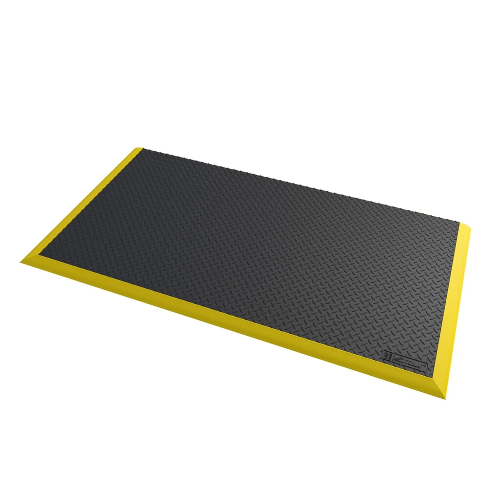 Tapis de soudage NoTrax Diamond Flex™ en Nitrile, l x L 970 x 1 630 mm, noir/jaune Illustration du produit: Tapis de soudage NoTrax Diamond Flex™ en Nitrile, l x L 970 x 1 630 mm, noir/jaune