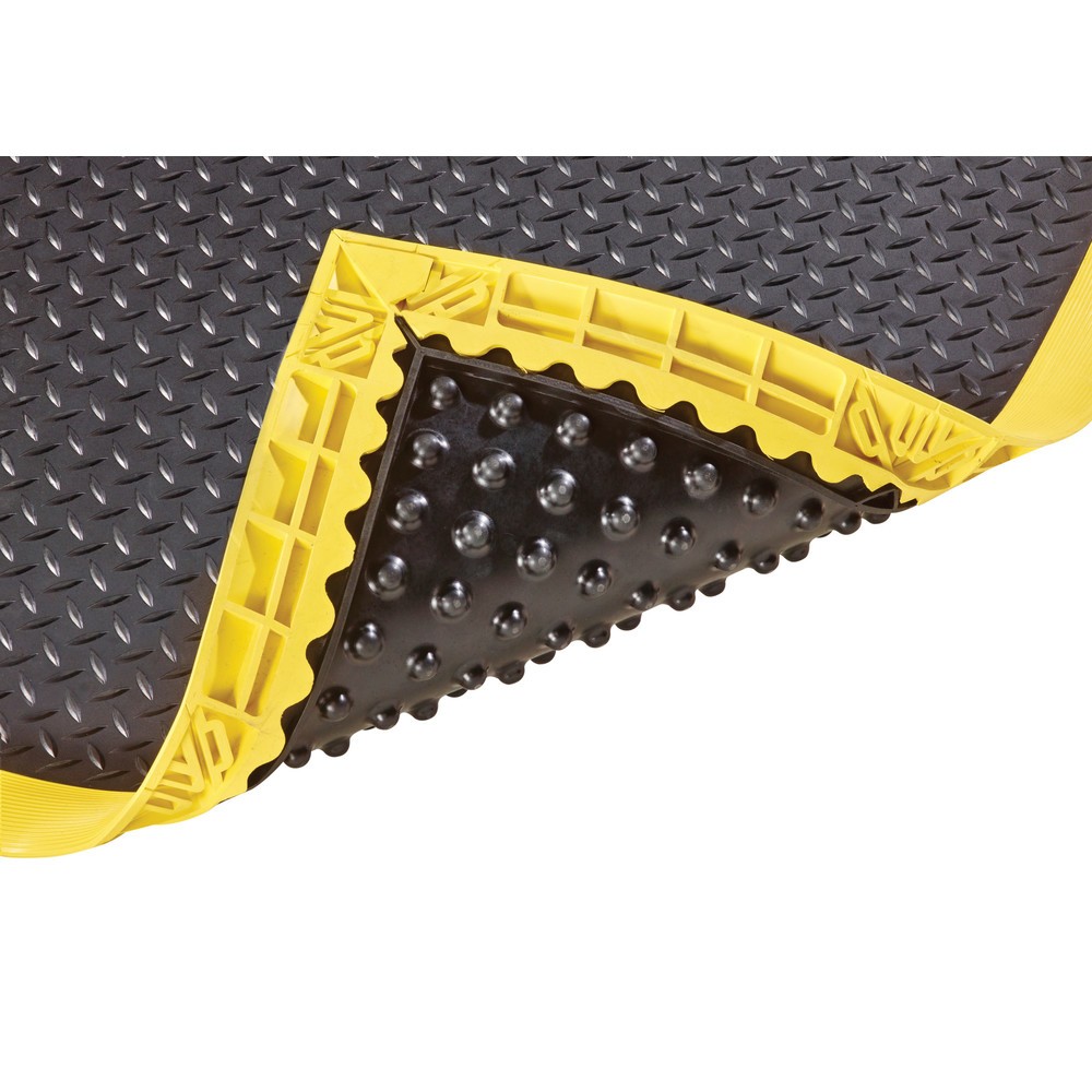 Numéro de l'image du produit 3: NoTrax Tapis de soudage pour poste de travail Diamond Flex™ Nitrile, lxP 970 x 1 630 mm, noir