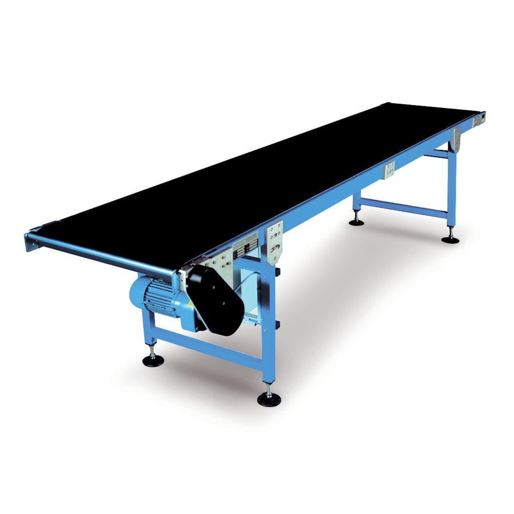 Convoyeur à bande 30 kg/m max., largeur de bande 200 mm, longueur 1 m Illustration du produit: Convoyeur à bande 30 kg/m max., largeur de bande 200 mm, longueur 1 m