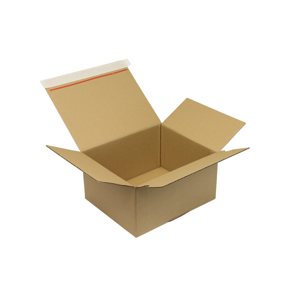 N° de l'image du produit 1 : Packfix, 260 x 220 x 130 mm, qualité 1.3B, marron