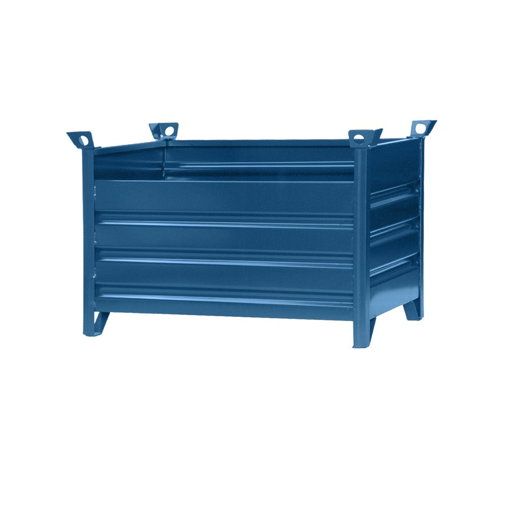 Numéro de l'image du produit 1: Palette empilable à parois pleines Eichinger®, 1 500 kg, LxlxH 1 000x800x750 mm, bleu gentiane