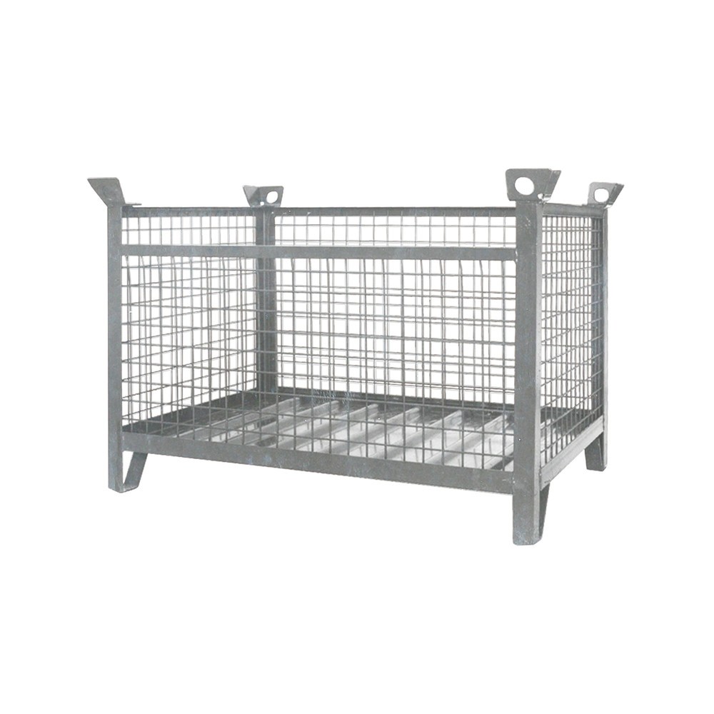 Numéro de l'image du produit 1: Palette empilable grillagée Eichinger®, 1 500 kg, LxlxH 1 200x800x750 mm, galvanisée à chaud