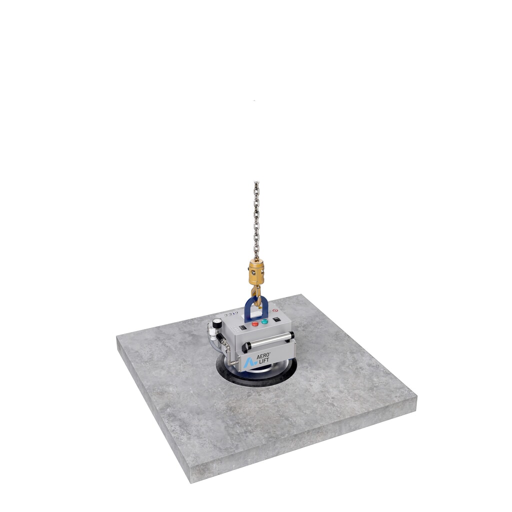 Palonnier à ventouses AERO-LIFT® AERO-CUBE, avec 1 plaque-ventouse, capacité de charge 90 kg N° de l'image du produit 2 : Palonnier à ventouses AERO-LIFT® AERO-CUBE, avec 1 plaque-ventouse, capacité de charge 90 kg