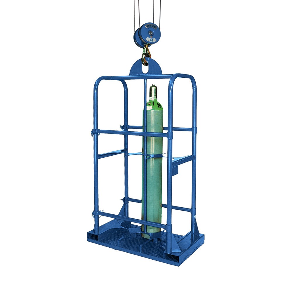 Illustration du produit: Panier pour bouteilles de gaz Eichinger®, 6 bouteilles ø 250 mm, bleu gentiane
