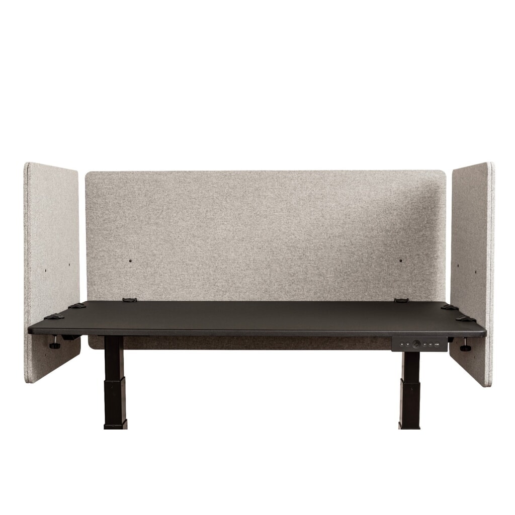 Panneau acoustique RECLAIM pour bureau, paroi arrière, largeur 1 200 mm, gris clair N° de l'image du produit 3 : Panneau acoustique RECLAIM pour bureau, paroi arrière, largeur 1 200 mm, gris clair